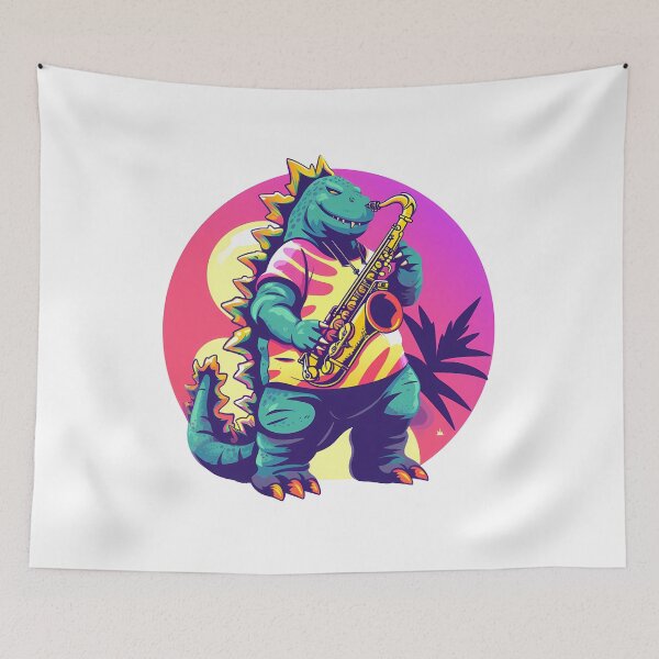 Item preview, Saxzilla: Grooves of the Giant designed and sold by NatureStyle555.