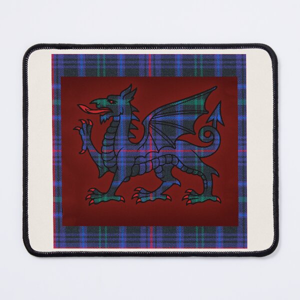 Item preview, National Pride of Wales – The Universal Tartan & y Ddraig Goch - the red dragon designed and sold by WheelieGdArt.
