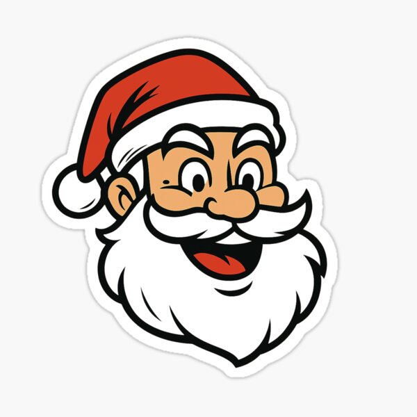 Item preview, Jolly Santa Head – Classic Christmas designed and sold by KateVil.