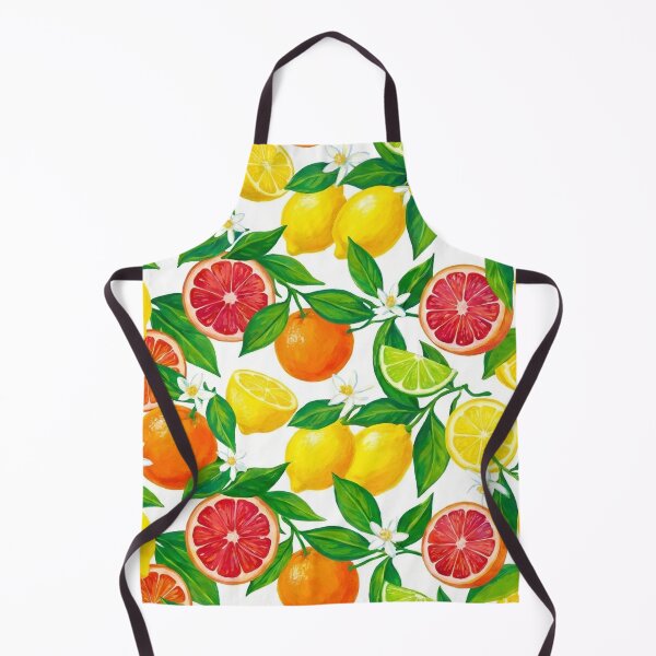 Item preview, Vibrant Mediterranean Citrus & Fruit Seamless Pattern | Fresh Zesty Summer Vibes designed and sold by StickyGuys.