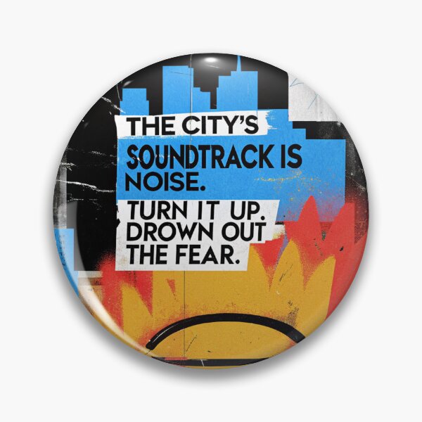 Item preview, Urban Soundscape: Drowning Out Fear with the City's Beat designed and sold by Raw-Ink.