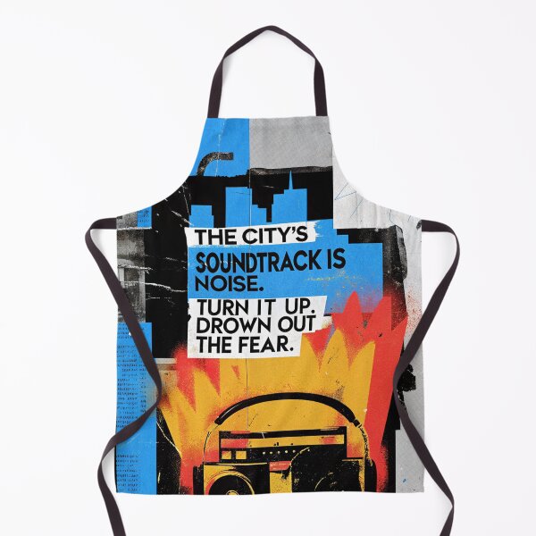 Item preview, Urban Soundscape: Drowning Out Fear with the City's Beat designed and sold by Raw-Ink.