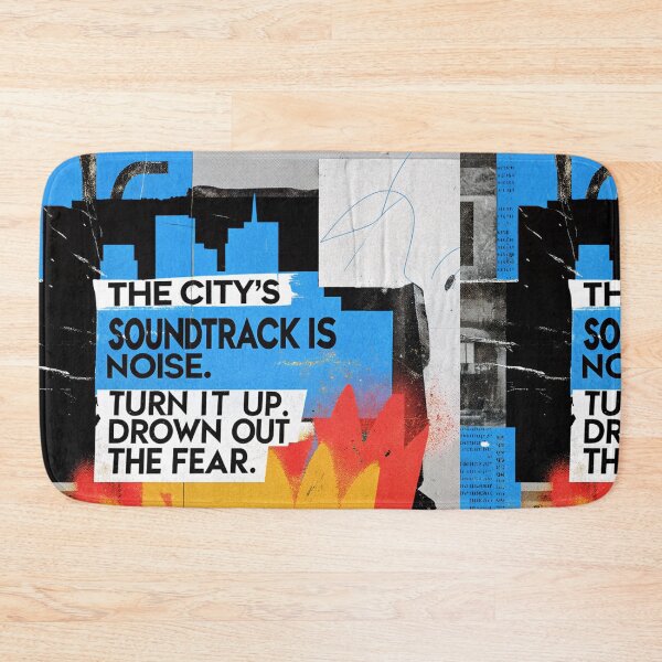 Item preview, Urban Soundscape: Drowning Out Fear with the City's Beat designed and sold by Raw-Ink.