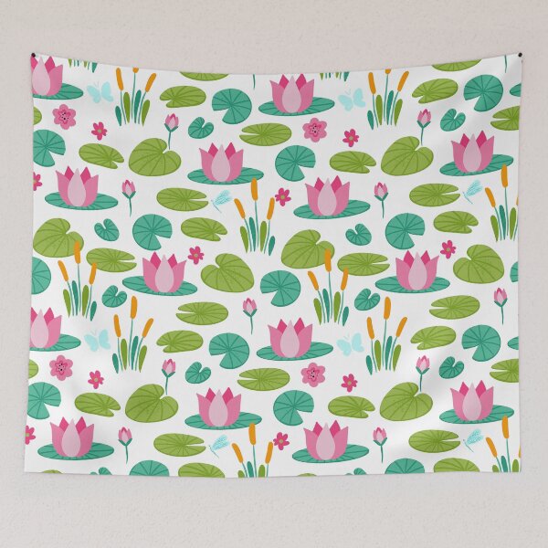 Item preview, Waterlilies and LilyPads Pattern designed and sold by Farissa Designs.