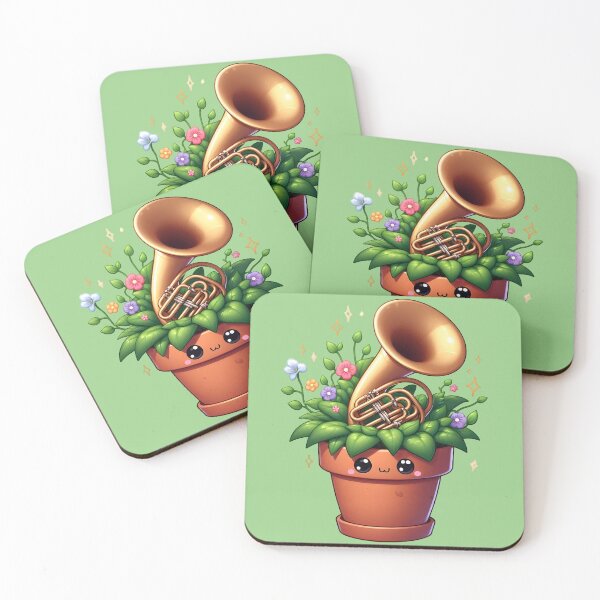 Item preview, Kawaii Euphonium Houseplant designed and sold by GREENZ0NE.