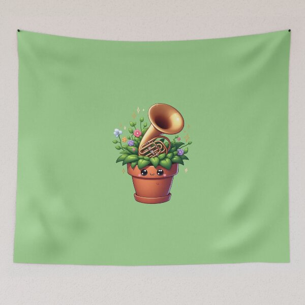 Item preview, Kawaii Euphonium Houseplant designed and sold by GREENZ0NE.