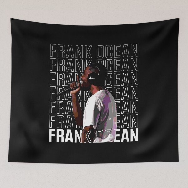 Item preview, Frank Ocean Blue Poster Repeated Text designed and sold by carbieeioo.