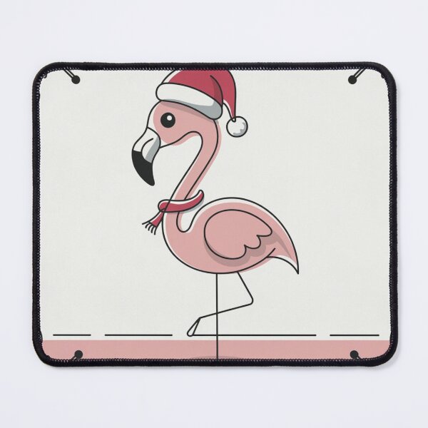 Item preview, Festive Flamingo Claus designed and sold by NeatThingLover.