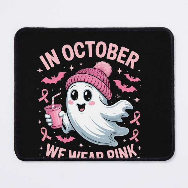 Item preview, Breast Cancer Halloween Women in October We Wear Pink designed and sold by ReadySide.