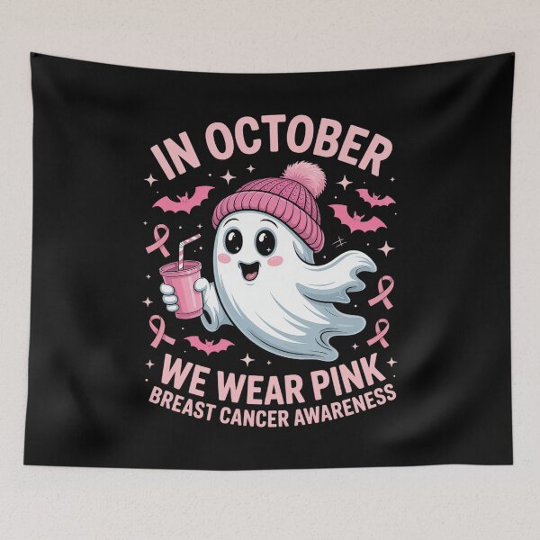 Item preview, Breast Cancer Halloween Women in October We Wear Pink  designed and sold by ReadySide.