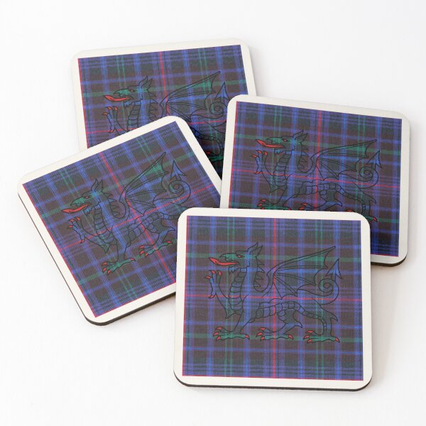 Item preview, National Pride of Wales – The Universal Tartan & y Ddraig Goch - the red dragon v2 designed and sold by WheelieGdArt.