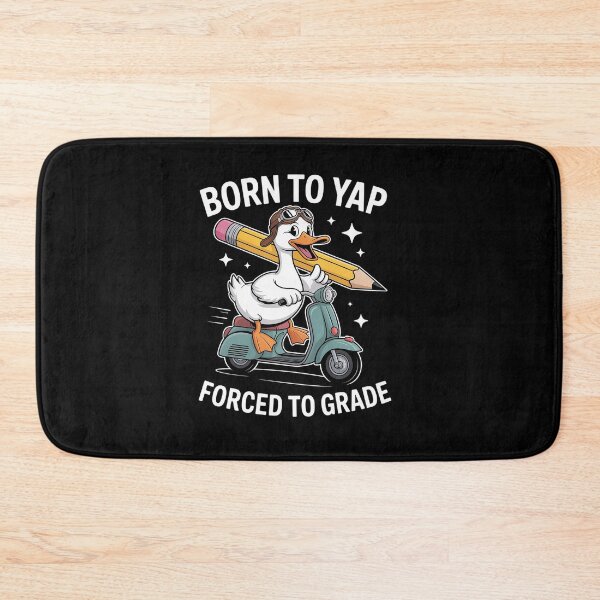 Item preview, Born to Yap Forced to Grade Teacher  designed and sold by estellaken.