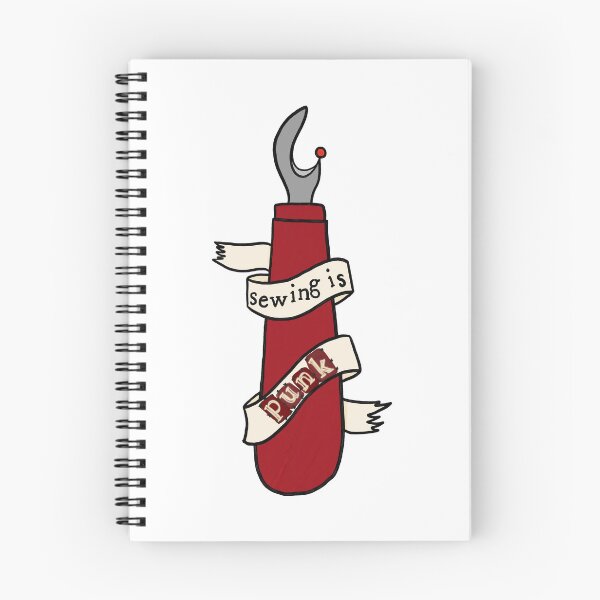 Item preview, Sewing is punk (in red) designed and sold by Nataliatcha.