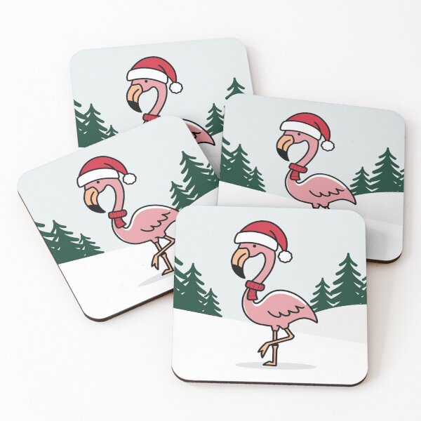 Item preview, Cute Santa Flamingo designed and sold by NeatThingLover.