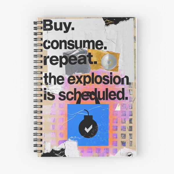 Item preview, Explosión programada: La bomba del consumismo designed and sold by Raw-Ink.