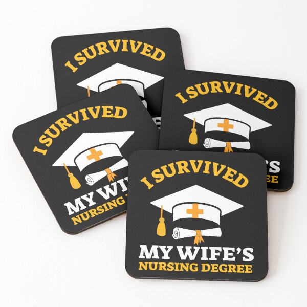 Item preview,  I Survived My Wife's Nursing Degree Nurse RN Graduation 2025 - Humor Proud For Husband Ideas designed and sold by ZACK ART.