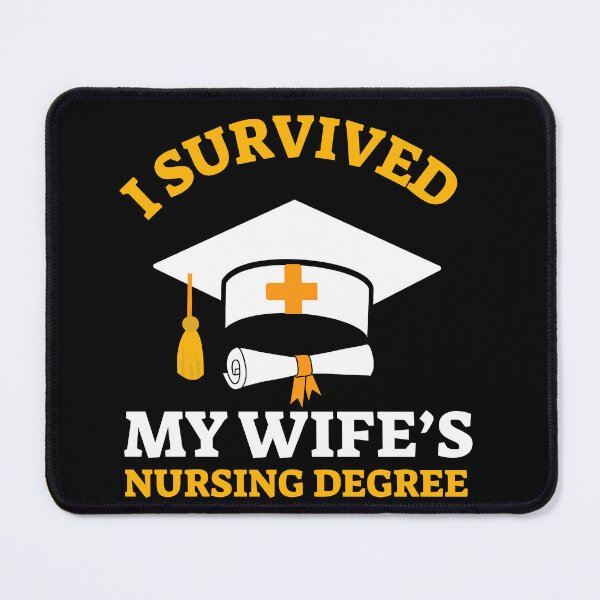 Item preview, I Survived My Wife's Nursing Degree Nurse RN Graduation 2025 - Humor Proud For Husband Ideas designed and sold by ZACK ART.