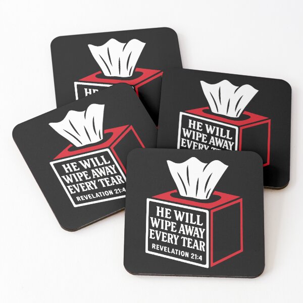 Item preview, Revelation 21:4 He Will Wipe Away Every Tear designed and sold by plushism.