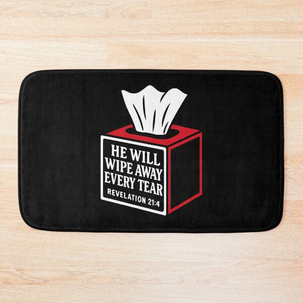 Item preview, Revelation 21:4 He Will Wipe Away Every Tear designed and sold by plushism.