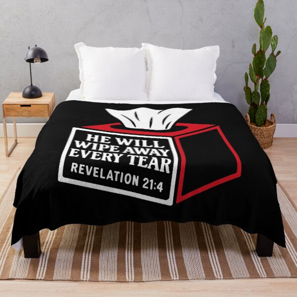Item preview, Revelation 21:4 He Will Wipe Away Every Tear designed and sold by plushism.