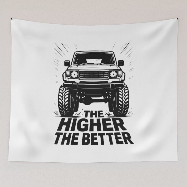 Item preview, The Higher the Better Truck designed and sold by SnappyPNG.