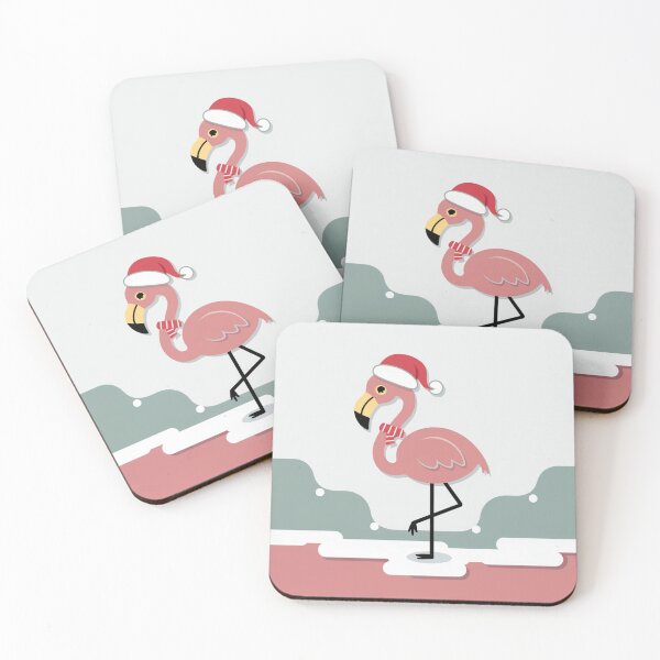 Item preview, Flamingo in Santa Suit designed and sold by NeatThingLover.
