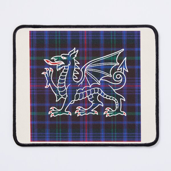 Item preview, National Pride of Wales – The Universal Tartan & y Ddraig Goch - the red dragon v3 designed and sold by WheelieGdArt.
