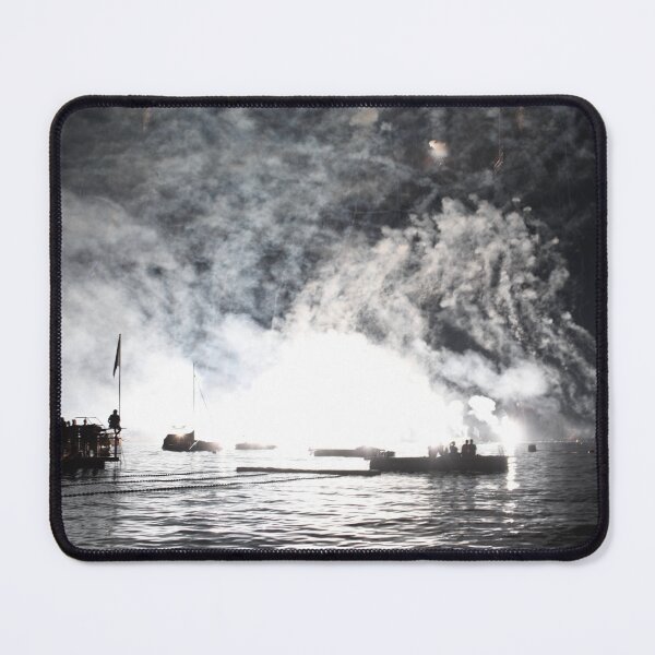 Item preview, Fireworks over the Enge lido – Shining silver tones on Lake Zurich / Swiss Artwork Photography designed and sold by Raphael Wolf.