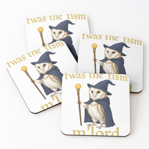 Item preview, Twas The 'Tism Owl Wizard designed and sold by Steele-Art.