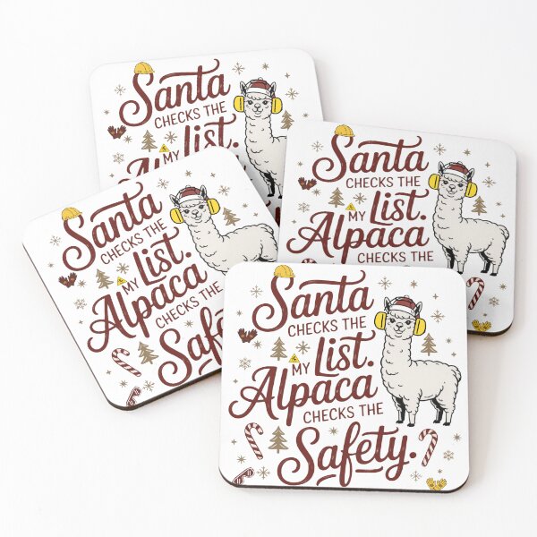 Item preview, Christmas Alpaca - Safety Checklist designed and sold by PeteLawliiet.