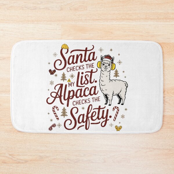 Item preview, Christmas Alpaca - Safety Checklist designed and sold by PeteLawliiet.