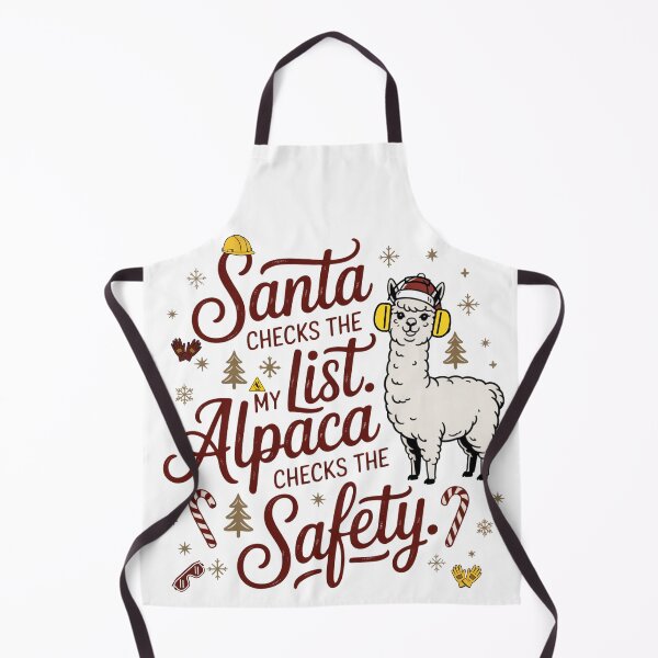 Item preview, Christmas Alpaca - Safety Checklist designed and sold by PeteLawliiet.