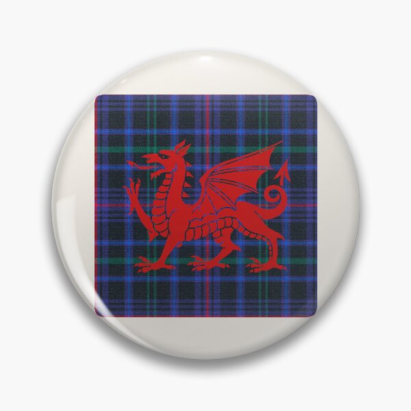 Item preview, National Pride of Wales – The Universal Tartan & y Ddraig Goch - the red dragon v4 designed and sold by WheelieGdArt.