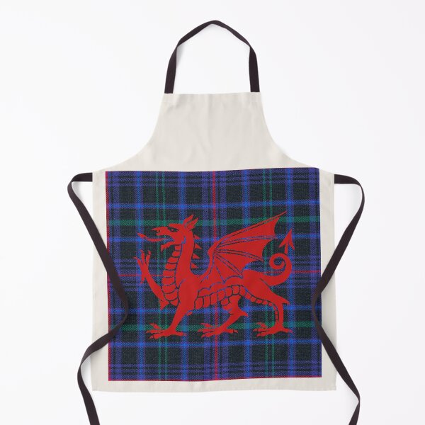 Item preview, National Pride of Wales – The Universal Tartan & y Ddraig Goch - the red dragon v4 designed and sold by WheelieGdArt.