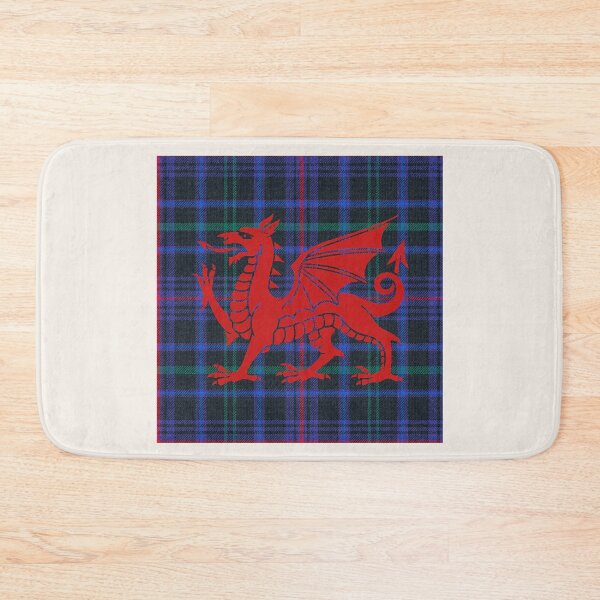 Item preview, National Pride of Wales – The Universal Tartan & y Ddraig Goch - the red dragon v4 designed and sold by WheelieGdArt.