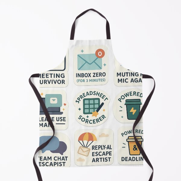 Item preview, Office Survivor Sticker Collection – Funny Work & Email Humor designed and sold by BadaBingBear.