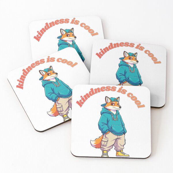 Item preview, Stylish Fox Promotes Positive Message designed and sold by the wellness script.