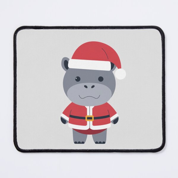 Item preview, Hippo in Santa Suit designed and sold by NeatThingLover.