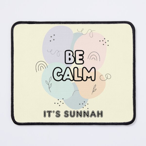 Item preview, BE CALM, IT'S SUNNAH - Islamic Graphic Abstract Pastel Minimalist Aesthetic Muslim Gift Design designed and sold by D-Islamic.
