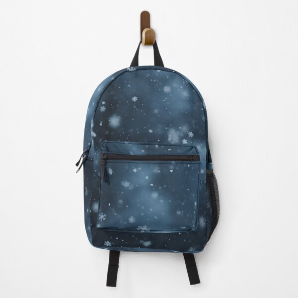 Item preview, Heavy Snowfall with Detailed Snowflakes in a Blue Night designed and sold by homydesign.