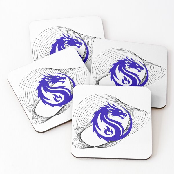 Item preview, Blue Mystic Dragon Crest, Dragon of the Sapphire Blaze,Blue Phoenix-Dragon Fusion designed and sold by GDbanners.
