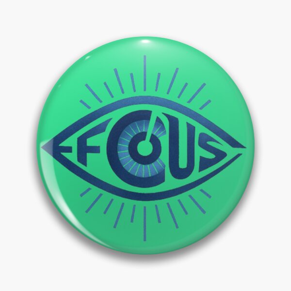 Item preview, Focus Blue Eye Typography Insightful Deep Seeing Concentration designed and sold by Kony83.