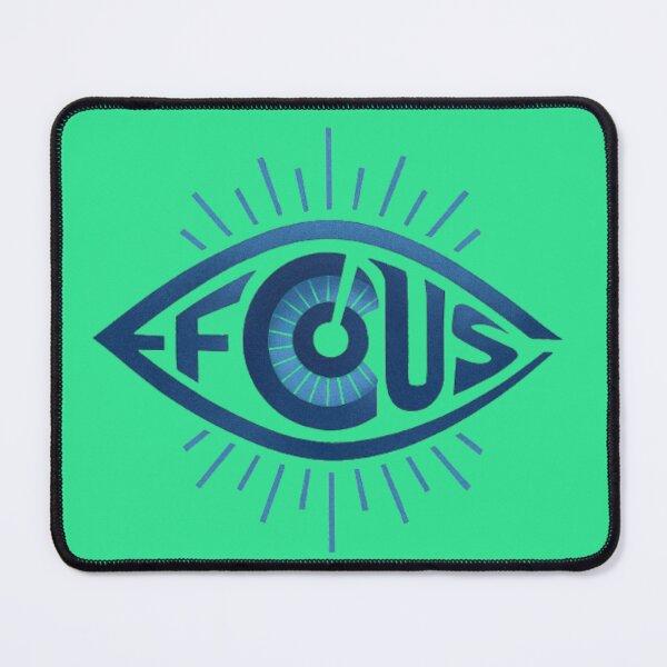 Item preview, Focus Blue Eye Typography Insightful Deep Seeing Concentration designed and sold by Kony83.