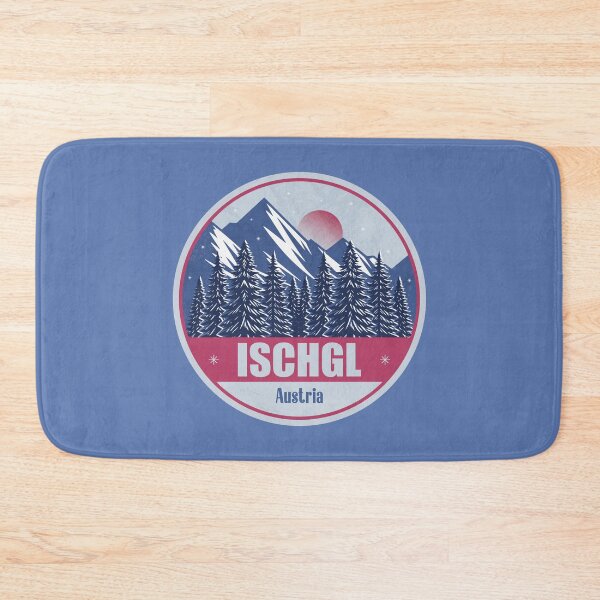 Item preview, Ischgl Austria – Snowy Mountain Winter Badge designed and sold by CynthiaGraphics.