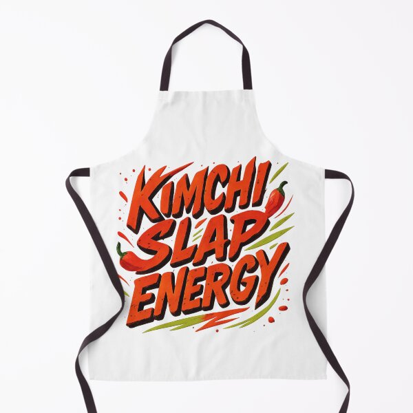 Item preview, Kimchi Slap Energy, Spicy Korean Food Humor Typography, K-Drama fan designed and sold by MonetObsidian.