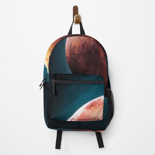 Item preview, Mars Planet Poster – Vibrant Sci-Fi Space Art Featuring Phobos & Deimos designed and sold by JRRTs.