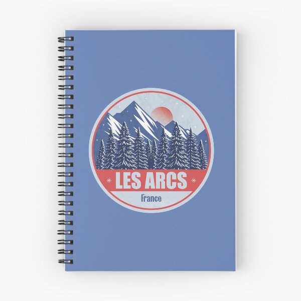 Item preview, Les Arcs France – Snowy Mountain Winter Badge designed and sold by CynthiaGraphics.