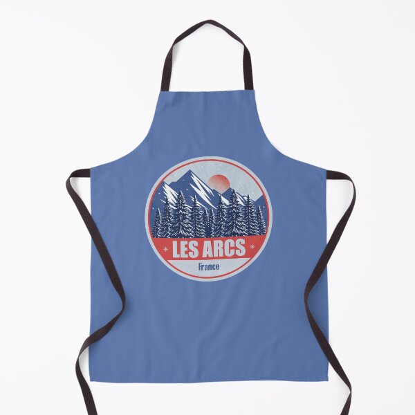 Item preview, Les Arcs France – Snowy Mountain Winter Badge designed and sold by CynthiaGraphics.