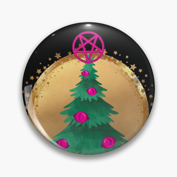 Item preview, Happy Sinsmas - Pink Christmas Tree designed and sold by EvergreenRevolt.