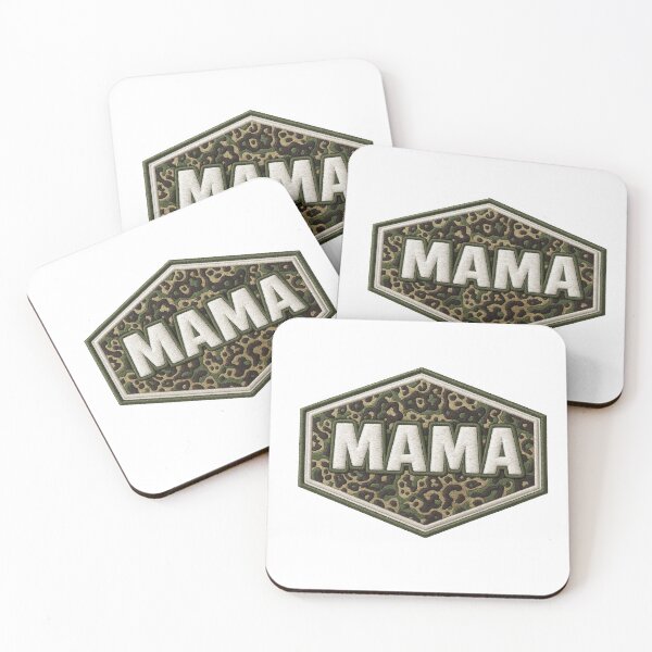 Item preview, Retro Camouflage Mama - Vintage Distressed Camo Print designed and sold by minlik.